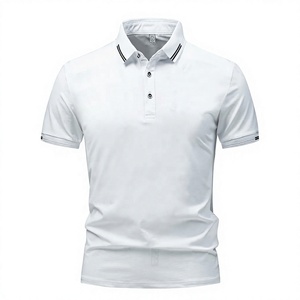 Diseño Personalizado de Camiseta Polo de Manga Corta para Hombre, Camiseta Polo de Poliéster, Camiseta Polo de Golf para Hombre, Ajuste Casual y Transpirable - Product Image 1