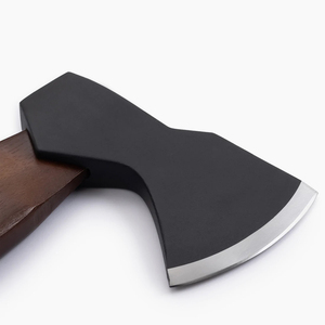 Hacha multifunción de acero de alto carbono con mango de madera, venta al por mayor, hacha de corte de madera duradera para exteriores a la venta - Product Image 4