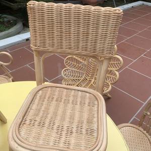 Nouvelle chaise en rotin de style moderne pour enfants meubles de maison en osier en bois pour le salon chambre à coucher hôtel parc usage extérieur - Product Image 5