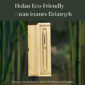 Penna a Sfera Ecologica in Bambù Holan, Gadget Promozionale - Product Image 3