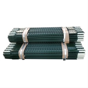 Precios de fábrica Poste de cerca en T tachonado verde de 6 pies para enrejado de esgrima de jardín - Product Image 4