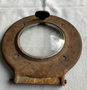 Porte de trappe antique avec hublot en forme de dôme fenêtre Vintage rustique vente chaude en laiton antique hublot nautique mur maritime nautique - Product Image 2