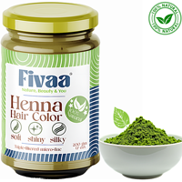 Fivaa 200gm polvo de Henna natural y orgánico mejor color de cabello a base de hierbas para todo tipo de cabello, incluido el cabello liso