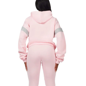 Chándal apilado de moda para mujer de fabricante personalizado OEM: suave y cómodo para usar durante todo el día - Product Image 5