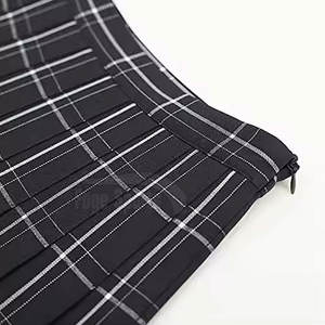 Falda Mini Tipo Bola de Cintura Regular para Mujer, Estilo Casual en Línea A, 100% Algodón Transpirable de Verano, Logotipo Personalizado - Product Image 4