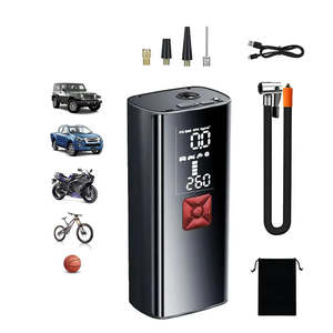 Vypart Bomba Eléctrica Inalámbrica Portátil 2 en 1, Mini Compresor de Aire para Neumáticos con Batería de 9900mAh - Product Image 1
