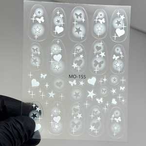 A10jet 155 - Pegatinas Adhesivas de Resina para Uñas con Diseño Brillante para Manicura y Decoración de Uñas - Product Image 2