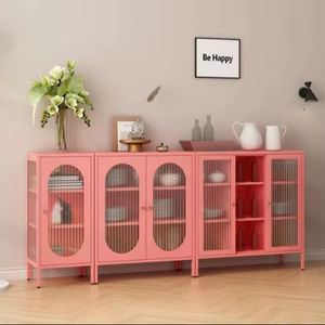 ארונות מטבח פלדה ארונות מטבח מוכן להרכיב לוח צד מתכת עבור סלון מטבח ארונות ריהוט - Product Image 4