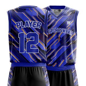 Service OEM Uniformes de basket-ball personnalisés Qualité supérieure Fabrication sur mesure Nouveau design Ensembles d'uniformes de basket-ball à sublimation à bas prix - Product Image 2
