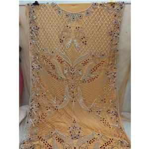 Dirac somalí bordado y con cuentas de lujo de la mejor calidad para novias vestido de novia musulmán africano disponible al mejor precio - Product Image 1