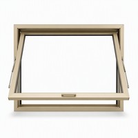 Fenêtre à auvent en aluminium couleur champagne, ouverture extérieure, à friction, double vitrage, ventilation, pour villa, garantie 5 ans