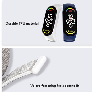 Lot de 5 bracelets de montre intelligents noirs pour XIAOMI Band 8/9 Bracelet de montre de remplacement confortable Boucle de sport à dégagement rapide - Product Image 5