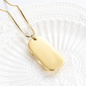 Urna de cremación de acero inoxidable dorado, joyería para cenizas, gorra de béisbol, collar de urna para cenizas de seres queridos, regalo para mujeres y hombres, tamaño personalizado - Product Image 3