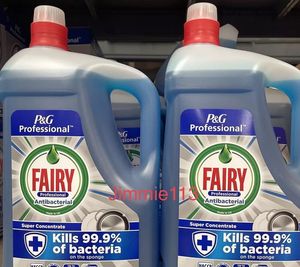 Detergente con fragancia de limón Fairy 5L con ingredientes activos superiores a 80% para la limpieza diaria de la cocina - Product Image 6