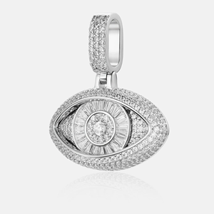 Pendentif Hip Hop en alliage plaqué or personnalisé, serti de diamants - Product Image 3