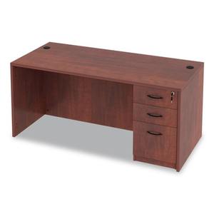 Alera Valencia Series Mueble de recepción recto ALEVA216630MC 65 pulgadas. X 29.5 Pulgadas X 29.63 Pulgadas Cereza Mediana para Uso en Oficina - Product Image 6