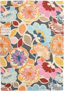 ชุดพรมพื้นที่ดอกไม้ลายลูเซ่ทอมือจากนิวซีแลนด์และ100% ขนแกะคุณภาพสูงสำหรับใช้ในบ้านพื้นรับประทานอาหาร - Product Image 2