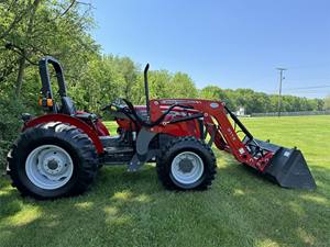 Tracteur à roues d'occasion Massey Ferguson 2605H de 2017 avec composants principaux : moteur, boîte de vitesses, moteur Sdec, 55 CV, origine américaine, inspection vidéo - Product Image 2