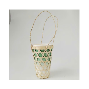 Portavasos de bambú natural para té de burbujas y café - soporte portátil, hecho a mano y ecológico para bebidas, ideal para cafeterías de alta gama - Product Image 5