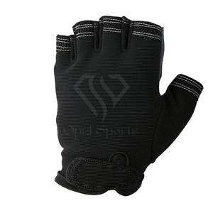 Gants de fitness demi-doigts Gants d'haltérophilie d'entraînement en cuir néoprène pour l'entraînement en salle de sport - Product Image 5