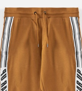 Pantalones de chándal informales de lana para hombre de Otoño/Invierno, pantalones a rayas de lona de algodón 100% cepillado de alta calidad - Product Image 3