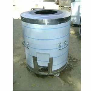 Couvercle de pot tandoor en acier inoxydable de qualité standard, gaz/charbon, usage commercial, capacité 4-5L, transport facile, installation simple 1 - Product Image 1
