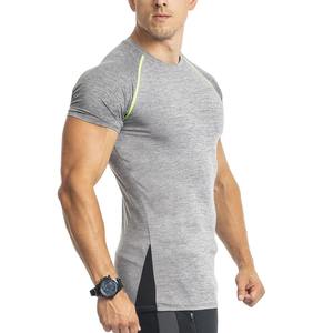 Camiseta de gimnasio de entrenamiento para hombre, Camiseta 100% de algodón para hombre, Camiseta holgada estampada con diseño de logotipo personalizado para hombre - Product Image 3