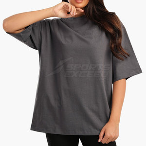 Camiseta de gran tamaño de ropa informal de alta calidad, camiseta de gran tamaño de peso ligero, camiseta de gran tamaño de Color personalizada - Product Image 1