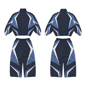 Ensembles de coupe-vent d'hiver style streetwear délavés à l'acide avec graphiques imprimés intégraux et production sous marque privée pour les marques de vêtements - Product Image 6