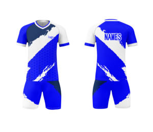 Ensemble personnalisé de vêtements de football pour hommes à séchage rapide respirant 100% polyester kit de vêtements de sport à sublimation uniforme de football - Product Image 3