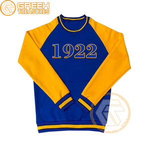 Sudadera bordada de lana de algodón Sigma Gamma Rho personalizada, suéter de alta calidad de hermandad, ropa griega, sudaderas para mujer - Product Image 1