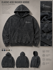 Sudadera con Capucha Clásica SINEWY SPORTS para Hombre, 100% Algodón, Estilo Relaxed Fit, con Bolsillo Canguro - Product Image 1