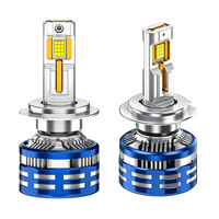Prix d'usine en gros, phares LED 300W 40000LM, quatre tubes en cuivre, phares LED pour voiture H1 H3 9005 9006 H11 H7 H4