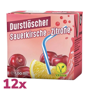 La mejor calidad Alemania Durstloscher 500ml Sauerkirsche-Zitrone Juice Drink Factory Supply Venta al por mayor Fruit Beverage OEM - Product Image 6