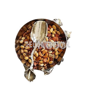 ชามอลูมิเนียมสแตนเลสโลหะแฟนซีชามสไตล์ใหม่ชามตกแต่งเงาออกแบบรูปดอกไม้พร้อมช้อนอลูมิเนียม - Product Image 5