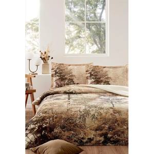 Ensemble de housse de couette Özdilek Double Ranforce Tanne Orange 8697353629334 - Product Image 1