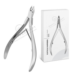 Outils de manucure magnifiquement emballés sous blister Ciseaux à cuticules Outils d'art des ongles Pinces à cuticules en acier inoxydable Poussoirs à cuticules - Product Image 2