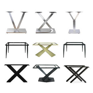 Customizable Transparent Heavy-Duty <b>Industrial</b> <b>Metal</b> Anti-Shock Furniture <b>Legs</b> OEM Hot Dining Chair Accessory Black Green Red - Product Image 3