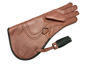 Guante de águila de cuero nobuk de piel de vaca de cetrería de 3 capas de 17 pulgadas, Camuflaje, transpirable, ligero para caza de trampa de animales y pájaros - Product Image 1