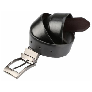 Nouveau design de luxe à la mode Ceintures en cuir pour hommes Couleur solide Coupe-vent Ceintures en cuir de style tendance pour hommes - Product Image 6