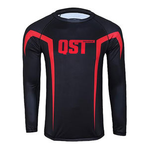 Camiseta Deportiva Personalizada con Protección UV, Transpirable, de Poliéster y Elastano, Unisex, Control de Humedad, Manga Larga, OEM - Product Image 3