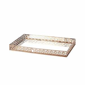 Plateau de service en aluminium vintage personnalisé avec poignées en métal et couleur bleue Plats et assiettes au design unique pour une utilisation régulière - Product Image 5