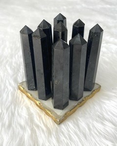 หอคอยคริสตัลทัวร์มาลีนสีดำธรรมชาติอัญมณีแกะสลักกึ่งมีค่าสำหรับตกแต่งบ้านการทำสมาธิและการรักษาราคาโรงงาน - Product Image 4