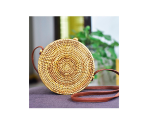 Sustainable Rattan <b>Bag</b>, Handcrafted in Vietnam for Eco-Conscious Style, Timeless Charm, and Effortless Rattan <b>Bag</b> Elegance - Product Image 5