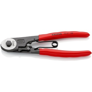 KNIPEX เครื่องตัดสายเคเบิลโบว์เดนแบบขัดเงา 150 มม. ความยาวรวม 3 มม. เส้นผ่านศูนย์กลางลวดสลิง เคลือบพลาสติก-เครื่องมือสำหรับร้านค้า - Product Image 4