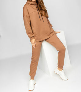 Nouvel ensemble de survêtements imprimés pour femmes, design hiver, haute qualité, 100% coton, style streetwear, pour la gym, à prix bas - Product Image 5