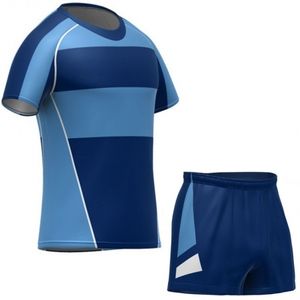 Conjunto de Jersey y pantalón corto de manga larga de diseño personalizado hecho de tela duradera para torneos y sesiones de práctica de todos los tamaños - Product Image 2