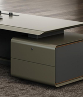 FOSHAN Bureau de direction moderne Table de bureau Bureau de PDG exécutif Bureau de bureau