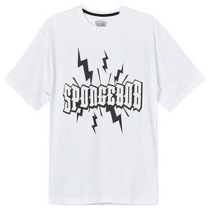 Camiseta de lavado ácido de gran tamaño de peso pesado en blanco Dropshoulder Vintage algodón básico hombres camisetas gráficas para hombres - Product Image 1