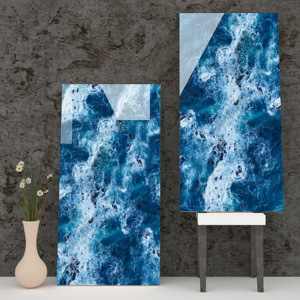 Diseño europeo hermoso patrón China piso impreso azulejo fabricación en India para baños públicos. - Product Image 1